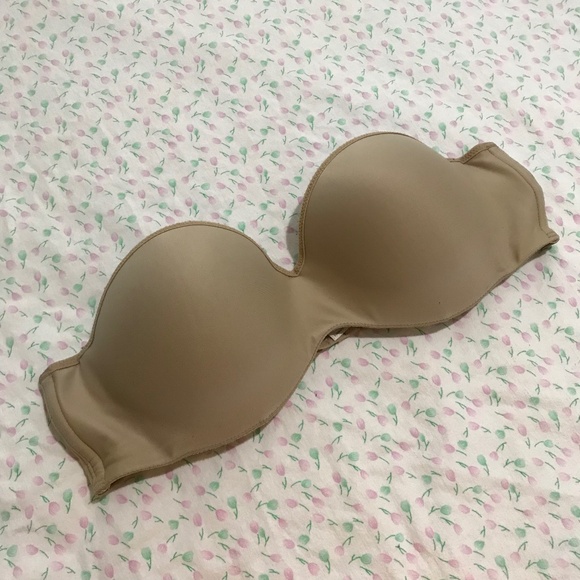 Lilyette Strapless Wired Bra 38C Tan Brown - Picture 1 of 9